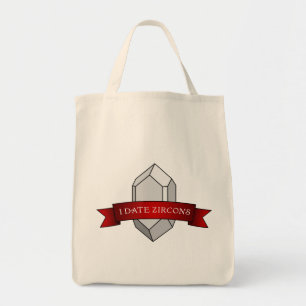 Bolso De Tela Banner De Zircons De Fecha - Geología