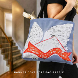 Bolso De Tela Banner Dove