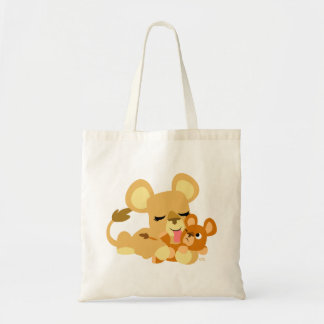 Bolso De Tela Baño de león de bebé lindo