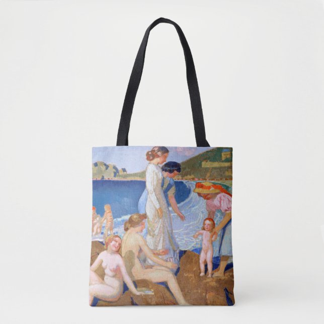 Bolso De Tela Baño marino, Maurice Denis (Anverso)