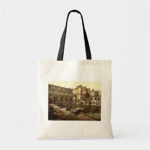 Bolso De Tela Baños y abadía romanos, baño, foto de la obra
