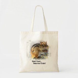 Bolso De Tela Banquete de Chipmunk