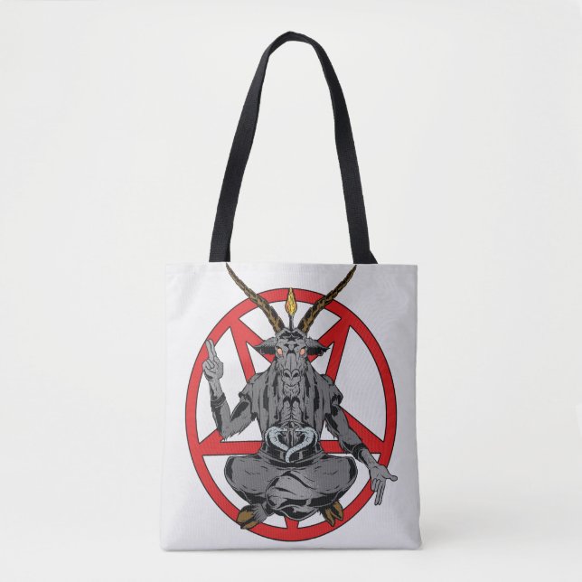 Bolso De Tela Baphomet roi de l'enfer  (Anverso)
