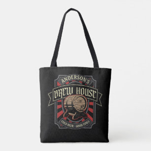 Bolso De Tela Bar de elaboración de cerveza Brew House personali