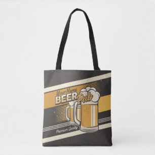 Bolso De Tela Bar de pub de cerveza fría premium personalizado M