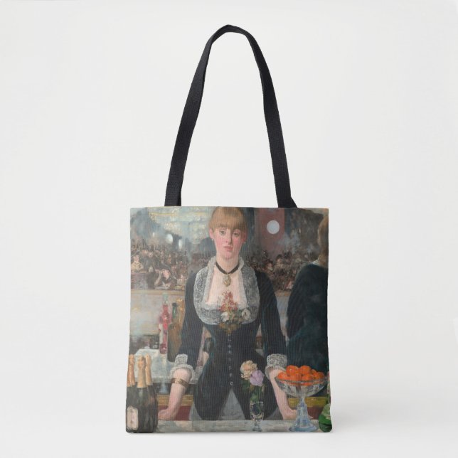 Bolso De Tela Bar en el Folies-Bergère Edouard Manet (Anverso)