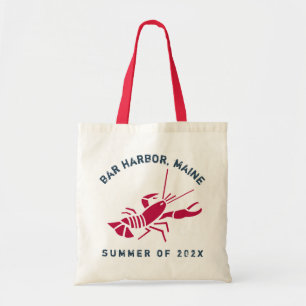 Bolso De Tela Bar Harbour, recuerdo del año del Personalizado de