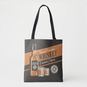 Bolso De Tela Bar occidental personalizado para botellas de lico