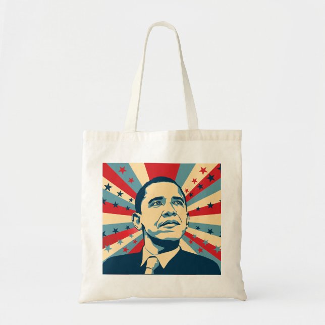 Bolso De Tela Barack Obama (Frente)
