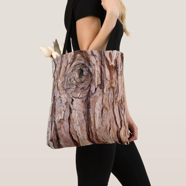Bolso De Tela Baraja de árbol (Detalle)