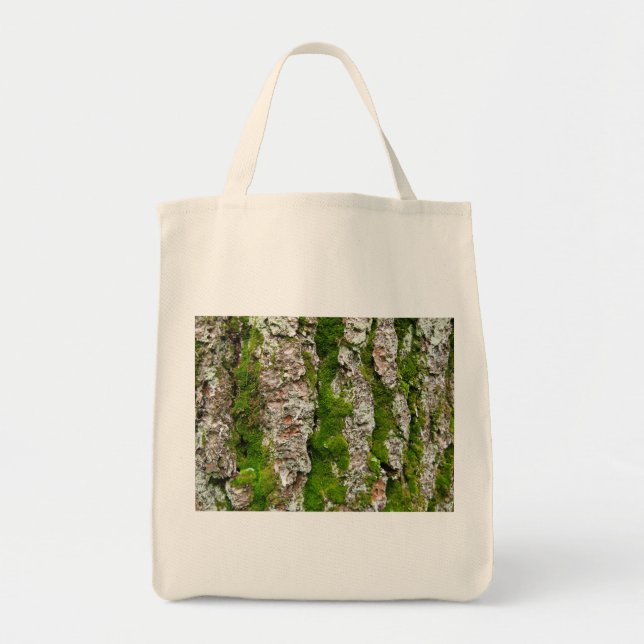 Bolso De Tela Baraja De Árbol De Pino Con Moss (Frente)