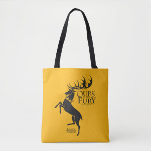 Bolso De Tela Baratheon Sigil - la nuestra es la furia