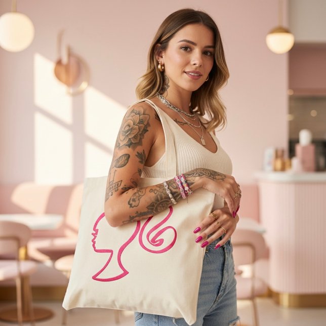 Bolso De Tela Barb Tote Bag (Subido por el creador)