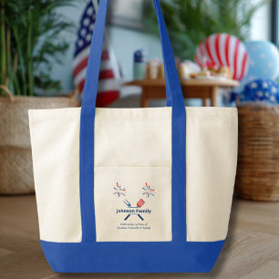 Bolso De Tela Barbacoa patriótica del 4 de julio América 250º