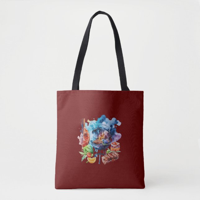 Bolso De Tela barbacoa y parrilla (Anverso)