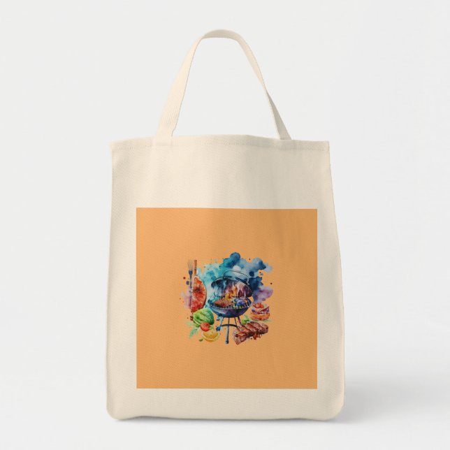 Bolso De Tela barbacoa y parrilla (Frente)