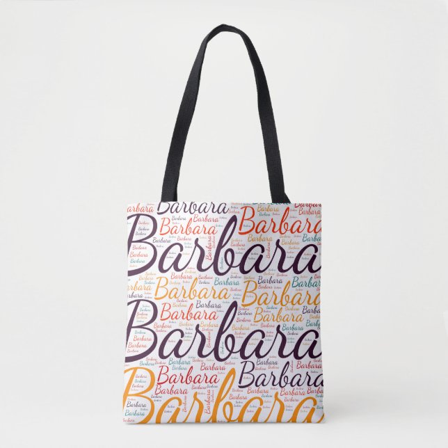 Bolso De Tela Barbara (Anverso)