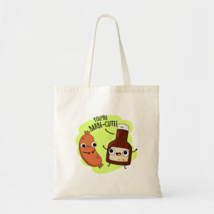Bolso De Tela Barbe-lindo Funny Barbecue Pun