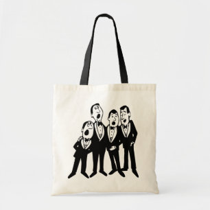 Bolso De Tela Barbería Tuxedos