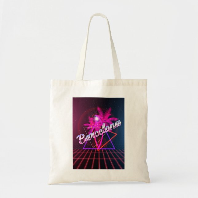 Bolso De Tela Barcelona (Frente)