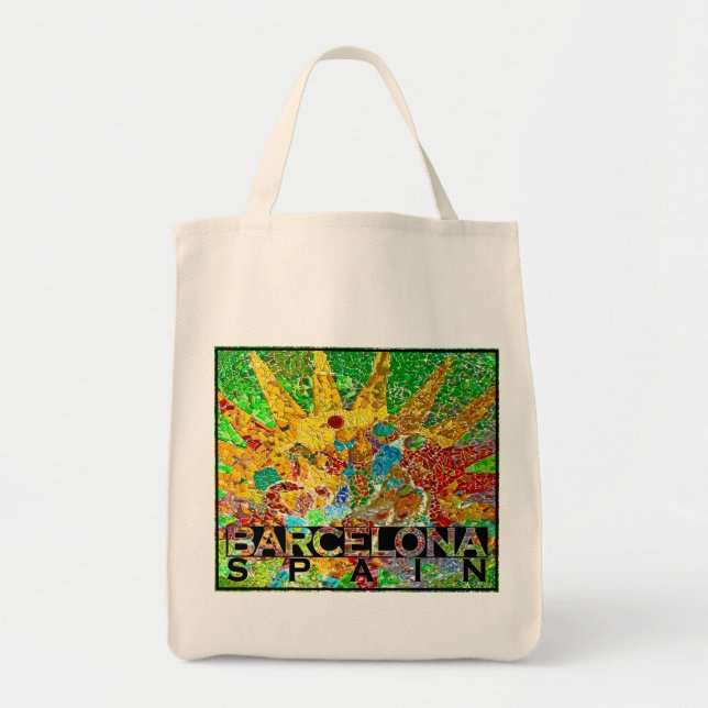 Bolso De Tela Barcelona (Frente)