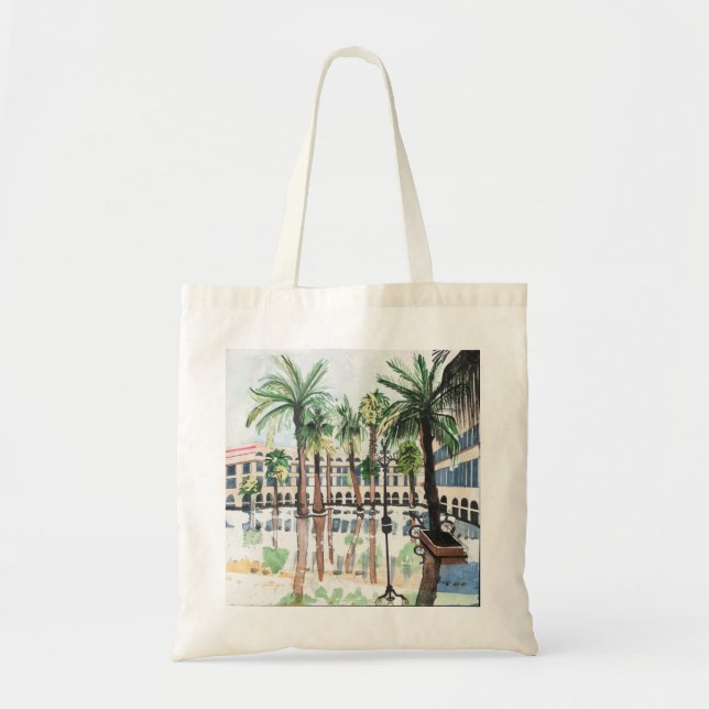 Bolso De Tela Barcelona (Frente)