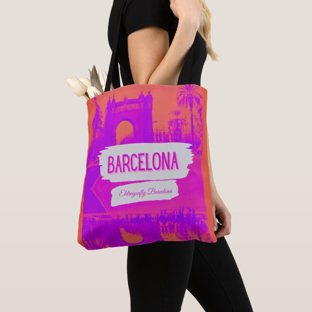 Bolso De Tela Barcelona arc de triomf-design n2 (Detalle)