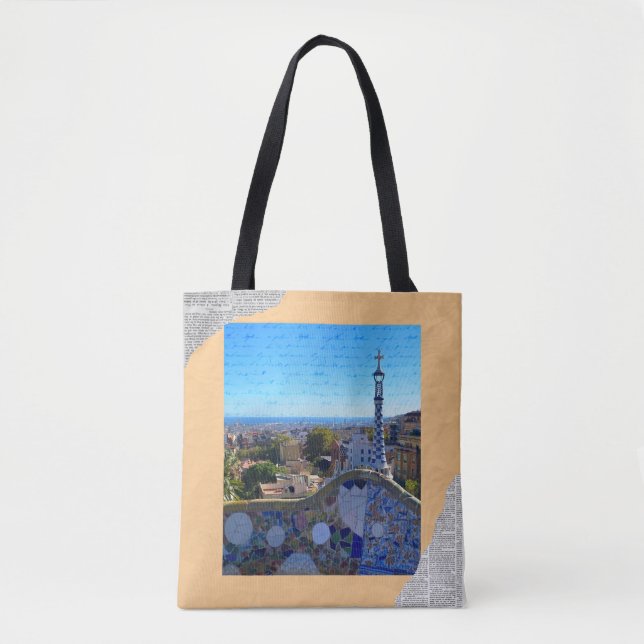 Bolso De Tela barcelona tote bag (Anverso)
