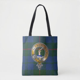 Bolso De Tela Barclay Tartan & Badge
