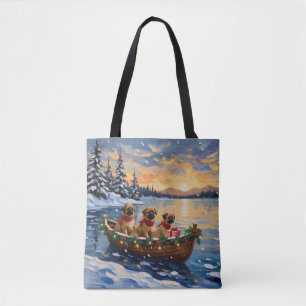 Bolso De Tela Barco de Navidad de Pekín Fiesta