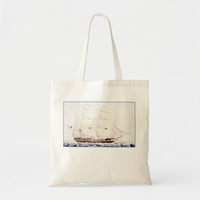BOLSO DE TELA BARCO DE VELA (Frente)