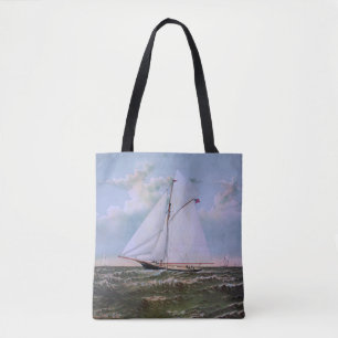 Bolso De Tela Barco de vela antiguo