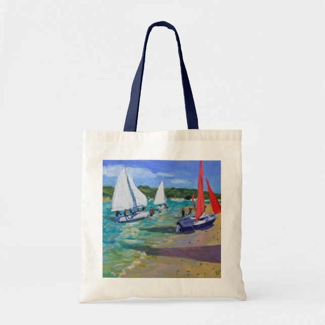 Bolso De Tela Barcos de navegación (Frente)