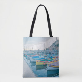 Bolso De Tela Barcos de pesca en Niza, Riviera Francesa
