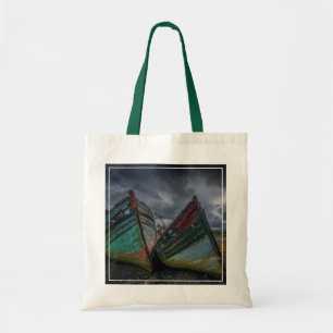 Bolso De Tela Barcos de pesca viejos