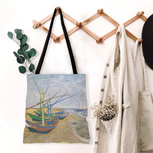 Bolso De Tela Barcos de pesca   Vincent van Gogh