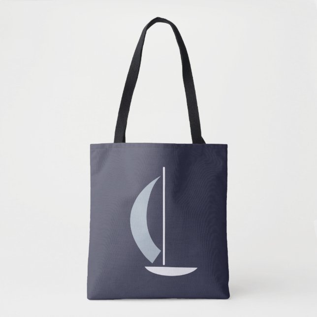 Bolso De Tela Barcos de vela (Anverso)