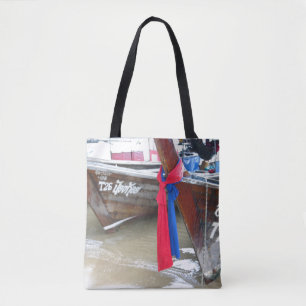 Bolso De Tela Barcos en las islas de la phi de la phi de la