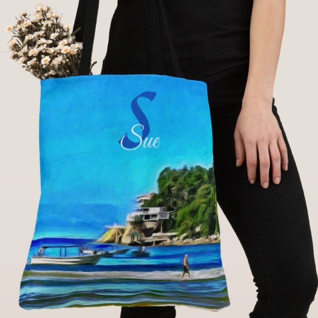 Bolso De Tela Barcos pesqueros de Mismaloya 0346 (Subido por el creador)