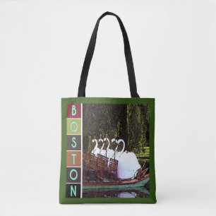 Bolso De Tela Barcos Swan en verano - Boston