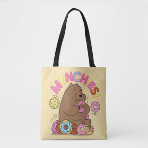 Bolso De Tela ¡Bare Bears - Grizz Donut Munchies!
