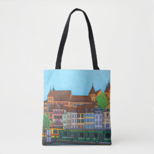 Bolso De Tela Barfüsserplatz Rendez-vous Bag, Por Lisa Lorenz