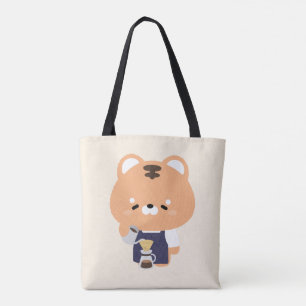 Bolso De Tela Barista Tigre Lindo