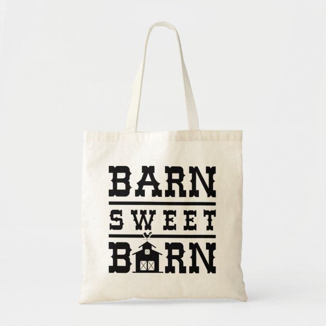 Bolso De Tela Barn Sweet Barn (Frente)