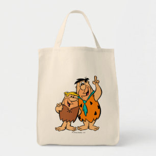 Bolso De Tela Barney Rubble y Fred Flintstone