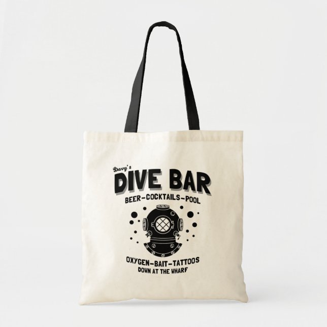 Bolso De Tela Barra de buceo (Frente)