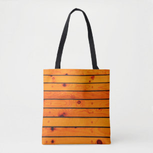 Bolso De Tela Barrera clásica de madera marrón