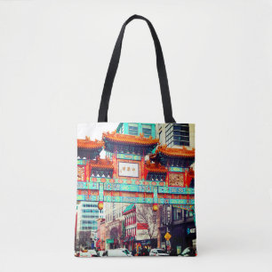 Bolso De Tela Barrio chino. Washington, DC, Estados Unidos