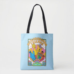 Bolso De Tela Barrio Sésamo Amigos vecinos