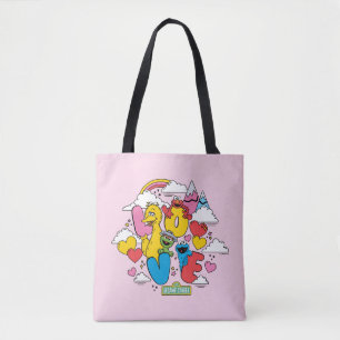 Bolso De Tela Barrio Sésamo Amor
